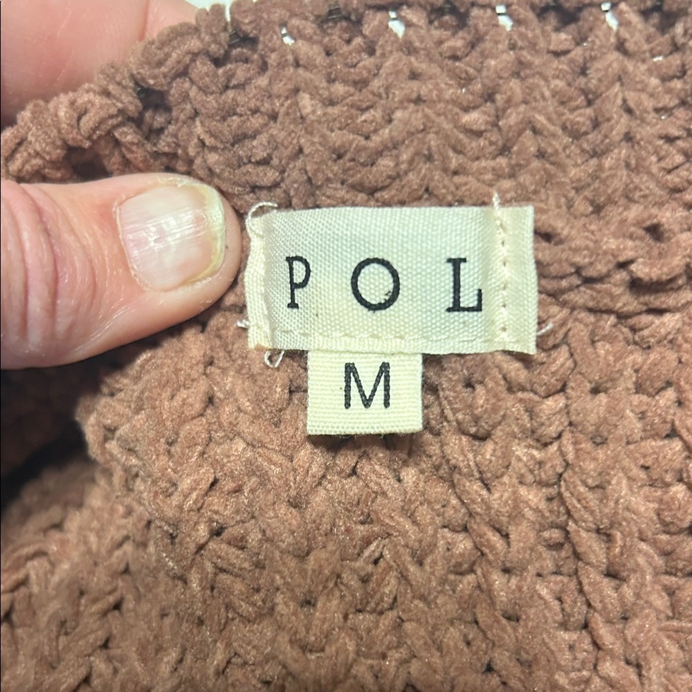 POL Sweater in Brown and Blue - Picture 2 of 6